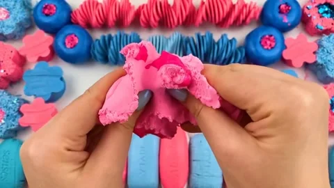 Asmr Cracking Soap Pinch Soap Satisfying Relaxing Slicing Session Video Stock Footage 311554357