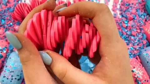 Asmr Cracking Soap Pinch Soap Satisfying Relaxing Slicing Session Video Stock Footage 311554358