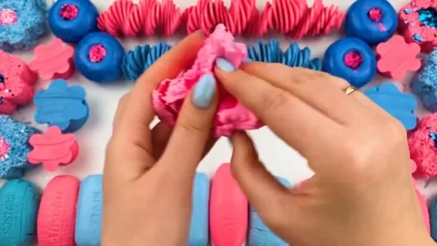 Asmr Cracking Soap Pinch Soap Satisfying Relaxing Slicing Session Video Stock Footage 311554363