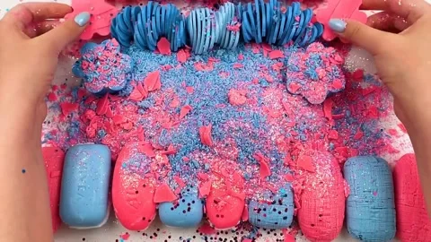 Asmr Cracking Soap Pinch Soap Satisfying Relaxing Slicing Session Video Video stock 311554377