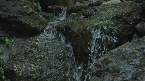 ASMR Relaxing Mountain Stream Flow Water Meditation 120fps 库存影片 336850343