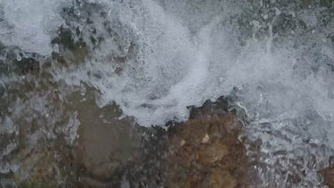 ASMR Relaxing Mountain Stream Flow Water Meditation 120fps 库存影片 336850787