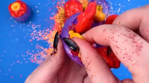 Asmr Soap Cutting Cracking Soap Pinch Soap Satisfying Relaxing Video Stock Footage 311558293