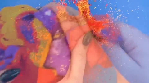 Asmr Soap Cutting Cracking Soap Pinch Soap Satisfying Relaxing Video Video stock 311558314