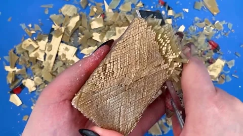 Asmr Soap Cutting Cracking Soap Pinch Soap Satisfying Relaxing Video Stock Footage 311558362