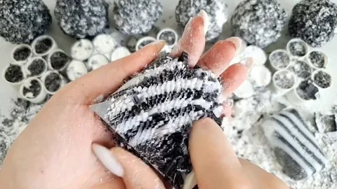 Asmr Soap Cutting Cracking Soap Pinch Soap Satisfying Relaxing Video 스톡 동영상 311558541