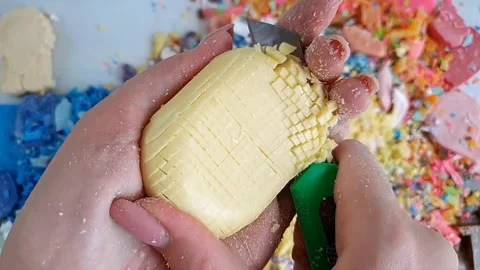 Asmr Soap Cutting Cracking Soap Pinch Soap Satisfying Relaxing Video 스톡 동영상 311558842