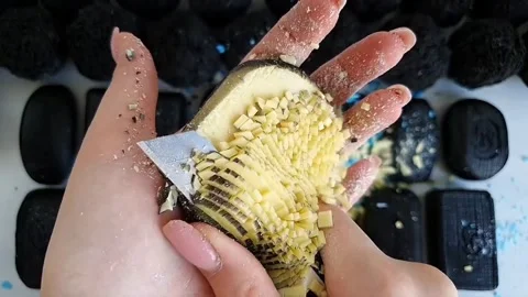 Asmr Soap Cutting Cracking Soap Pinch Soap Satisfying Relaxing Video 스톡 동영상 311558912