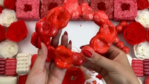 Asmr Soap Cutting Cracking Soap Pinch Soap Satisfying Relaxing Video Stock Footage 311559789