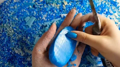 Asmr Soap Cutting Cracking Soap Pinch Soap Satisfying Relaxing Video Video stock 311560480