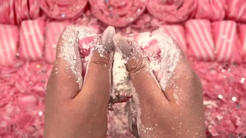 Asmr Soap Cutting Cracking Soap Pinch Soap Satisfying Relaxing Video Stock Footage 311563609