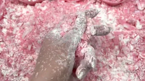 Asmr Soap Cutting Cracking Soap Pinch Soap Satisfying Relaxing Video Stock Footage 311563621