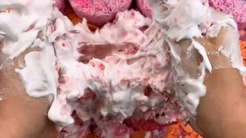 Asmr Soap Cutting Cracking Soap Pinch Soap Satisfying Relaxing Video Stock Footage 311564363