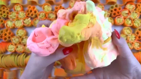 Asmr Soap Cutting Cracking Soap Pinch Soap Satisfying Relaxing Video Stock Footage 311566061