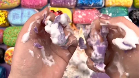 Asmr Soap Cutting Cracking Soap Pinch Soap Satisfying Relaxing Video Stock Footage 311566311