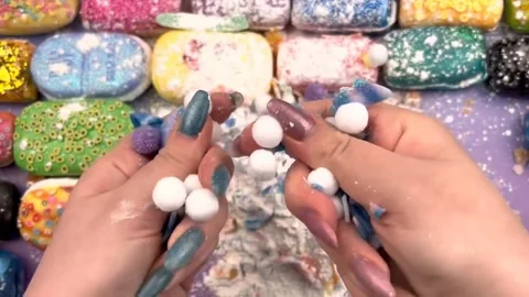 Asmr Soap Cutting Cracking Soap Pinch Soap Satisfying Relaxing Video Video stock 311566321