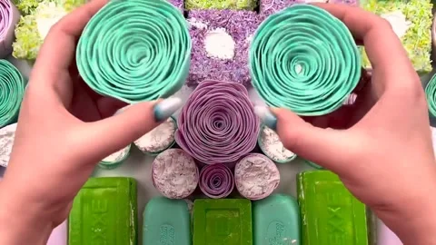 Asmr Soap Cutting Cracking Soap Pinch Soap Satisfying Relaxing Video Video stock 311568360
