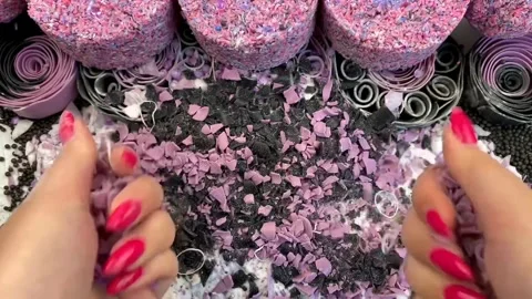 Asmr Soap Cutting Cracking Soap Pinch Soap Satisfying Relaxing Video Stock Footage 311568884