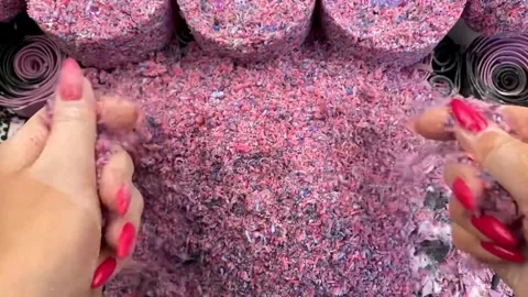 Asmr Soap Cutting Cracking Soap Pinch Soap Satisfying Relaxing Video Stock Footage 311568899