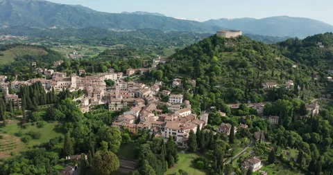 Asolo from sky Video stock 169620718