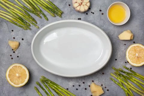 Asparagus for baking Stock Photos