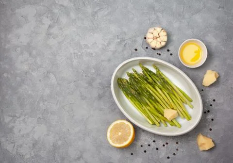 Asparagus for baking Stock Photos