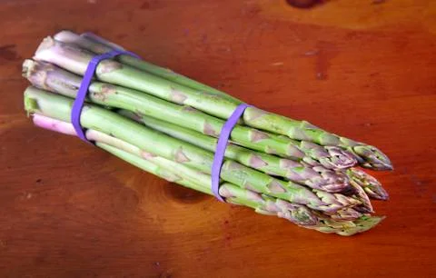 Asparagus bunch Stock Photos