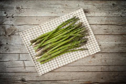 Asparagus bunch Stock Photos