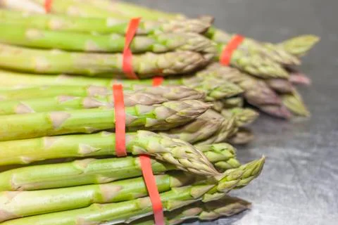 Asparagus bunch Stock Photos
