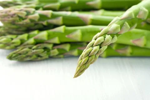 Asparagus closeup Stock Photos