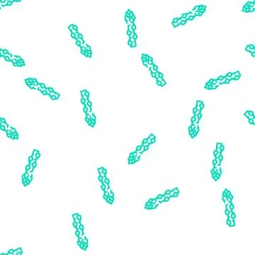 Asparagus plant vector seamless pattern Illustrazione stock