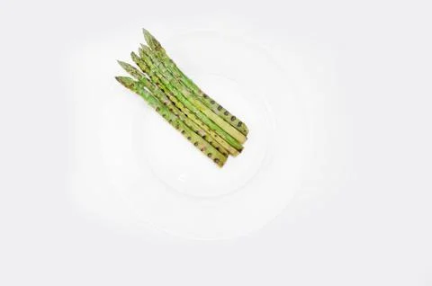 Asparagus on a plate Stock-Fotos