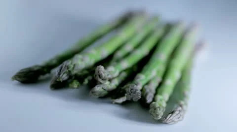 Asparagus Rack Focus Stock Footage 12565187