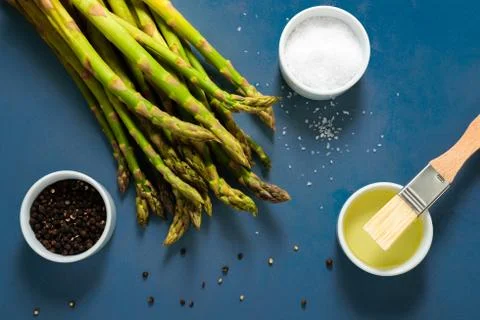 Asparagus ready to cooking Stock Photos