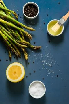 Asparagus ready to cooking Stock Photos