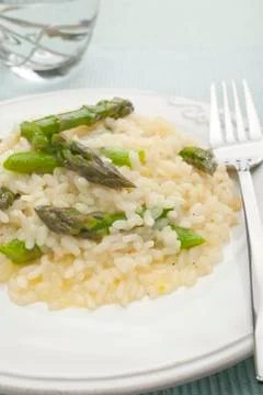 Asparagus risotto Stock Photos