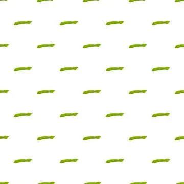 Asparagus seamless pattern creating abstract green vegetable background Stock Illustration