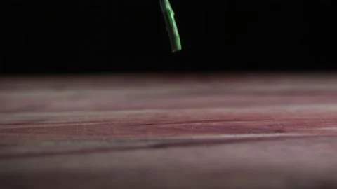 Asparagus slow motion Stock Footage 131839755
