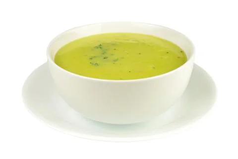 Asparagus soup Stock Photos