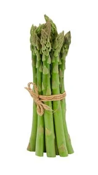 Asparagus spears bunch isolated Foto stock