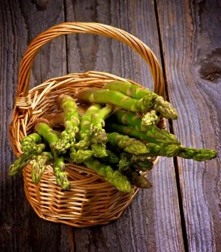 Asparagus Sprouts Stock Photos