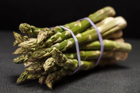 Asparagus on the table Stock Photos