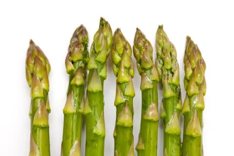 Asparagus tips Stock Photos