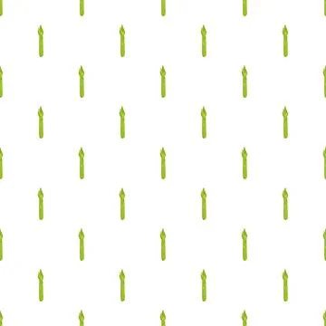 Asparagus vegetable spears forming seamless pattern background Stock Illustration