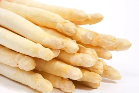 Asparagus on white Stock Photos