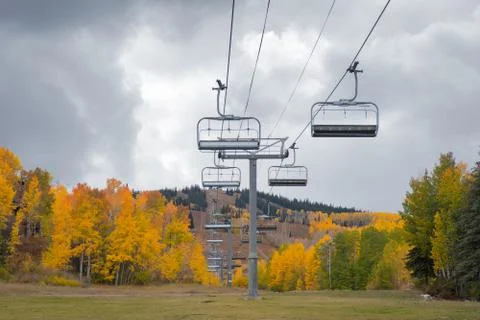 Aspen &amp; Cable Car Stock Photos