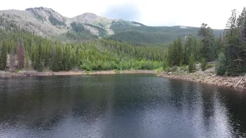 Aspen River (backward track) 스톡 동영상 142439576