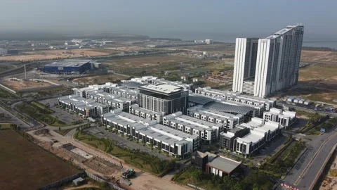 Aspen Vision City in development Stock Footage 197009538