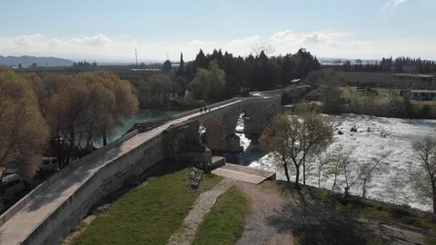 Aspendos bridge 1 Stock Footage 107655395