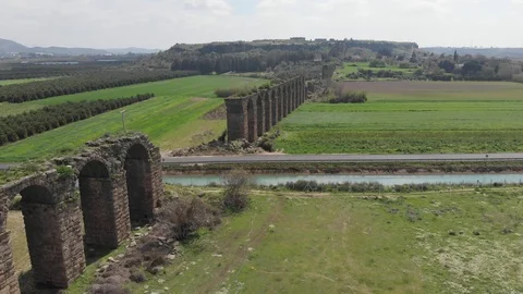 Aspendos Water Bridge 2 Stock Footage 107662685